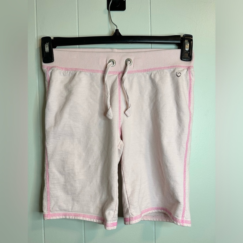 Women's Pink Drawstring Shorts